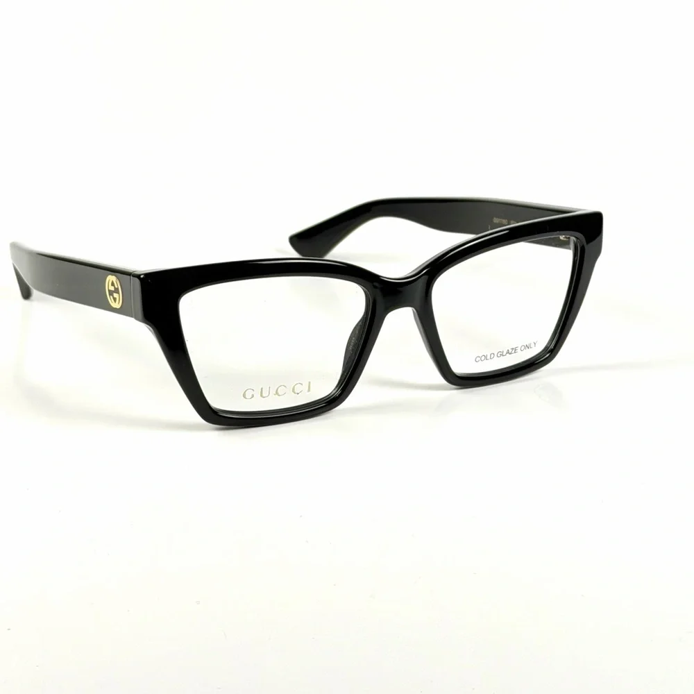 Gucci GG 1715 O 001 Black Eyeglass Frame New Authentic NWT - Picture 6 of 9